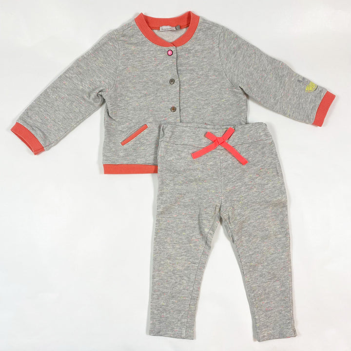 Catimini grey confetti bomber und sweat pants set 12M/74 1