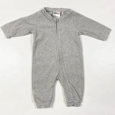 H&M light grey fleece jumpsuit 56 1