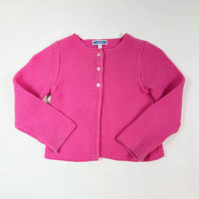 Jacadi pink knit cardigan 36M/96 1