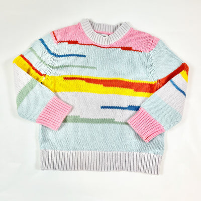 Stella McCartney Kids multi-colour abstract knit pullover 4Y 1