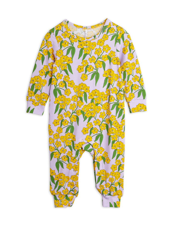 Mini Rodini purple Aline Flowers AOP jumpsuit Second Season 56/62 1
