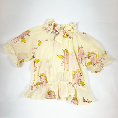 Mini Rodini yellow unicorn blouse 2-3Y/92-98 1