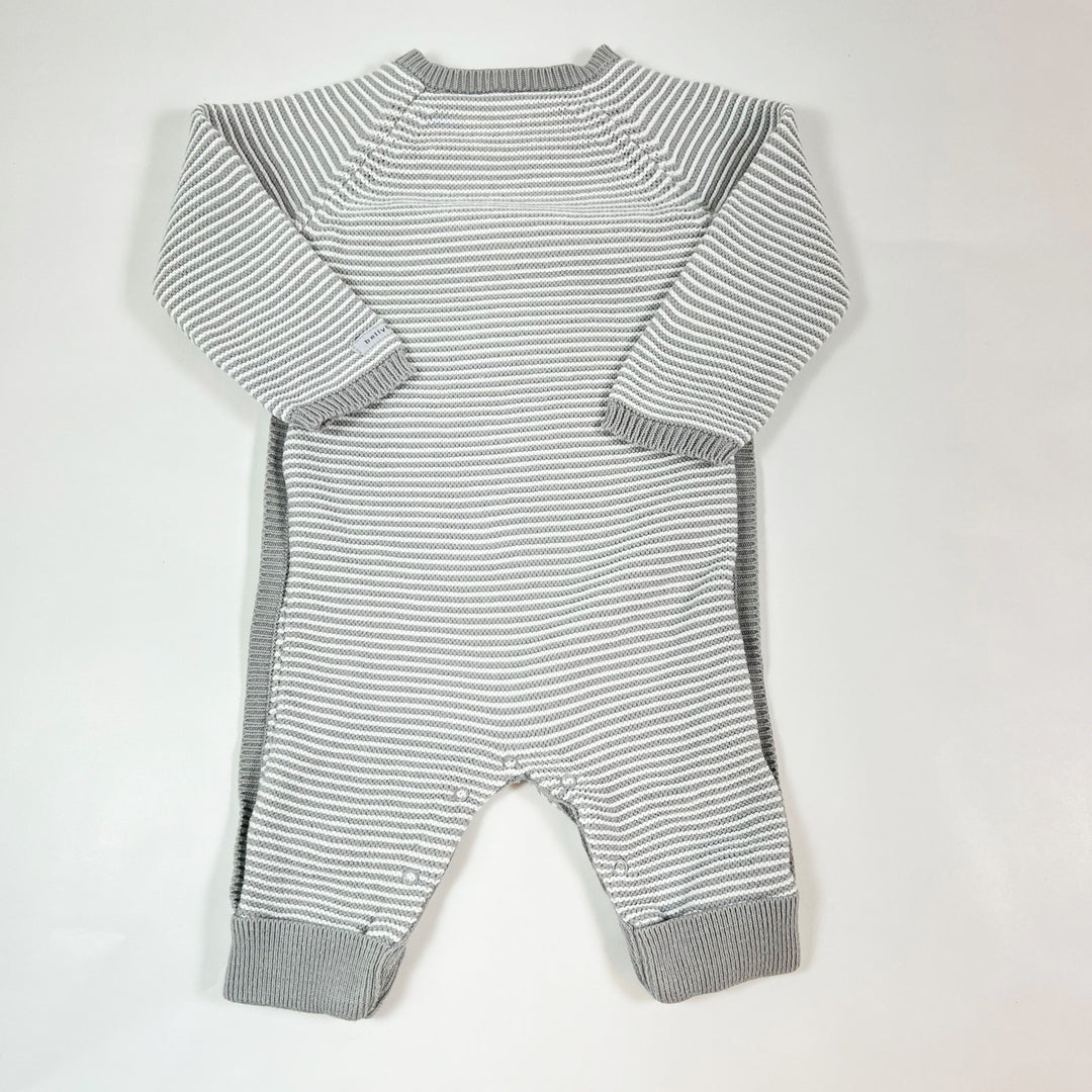 Bellybutton sand striped cotton knit jumpsuit 62cm 2