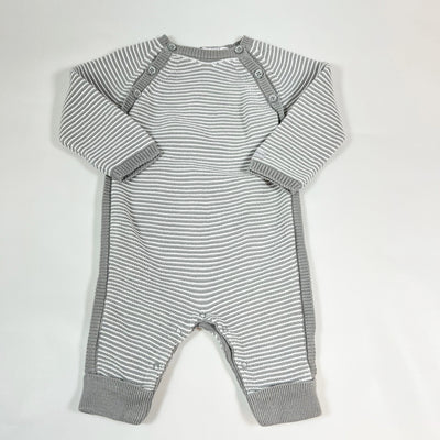 Bellybutton sand striped cotton knit jumpsuit 62cm 1