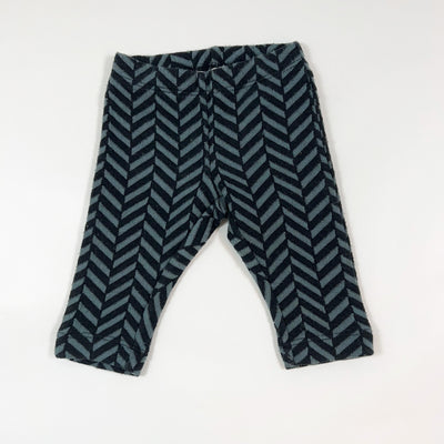 MarMar Copenhagen black/grey geometric warm pants 2-4M 1