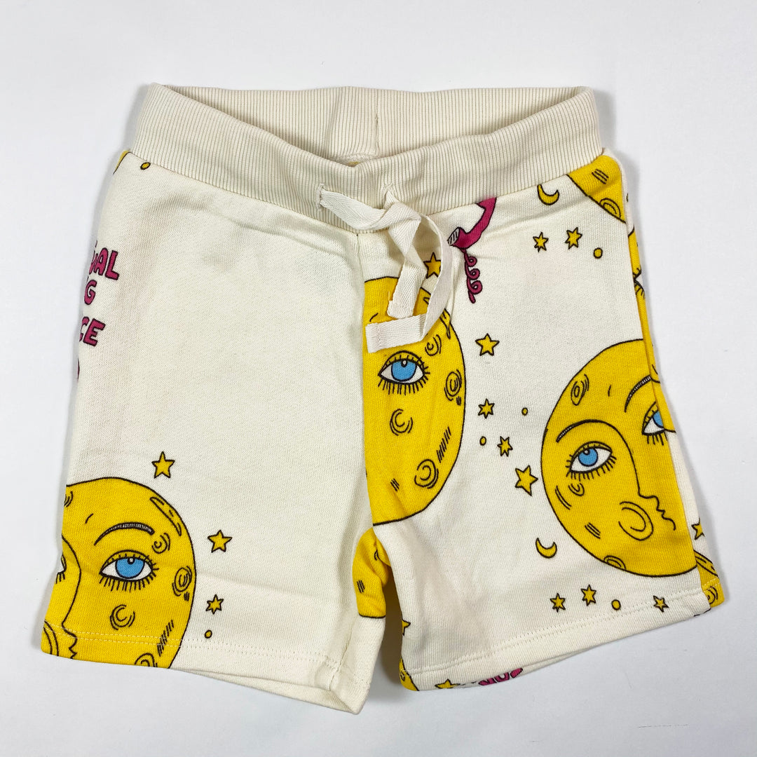Mini Rodini ecru moon sweat shorts Second Season 80/86