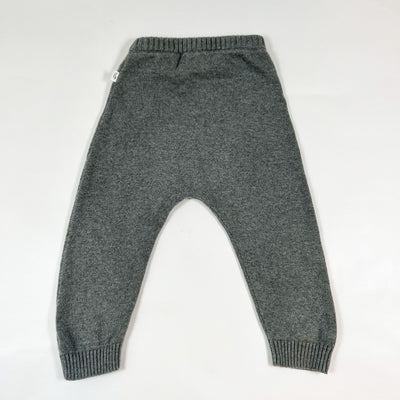 Sanetta grey knit pants 80/86 1