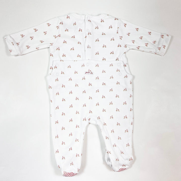 Jacadi bicycle print pyjamas 3M 3