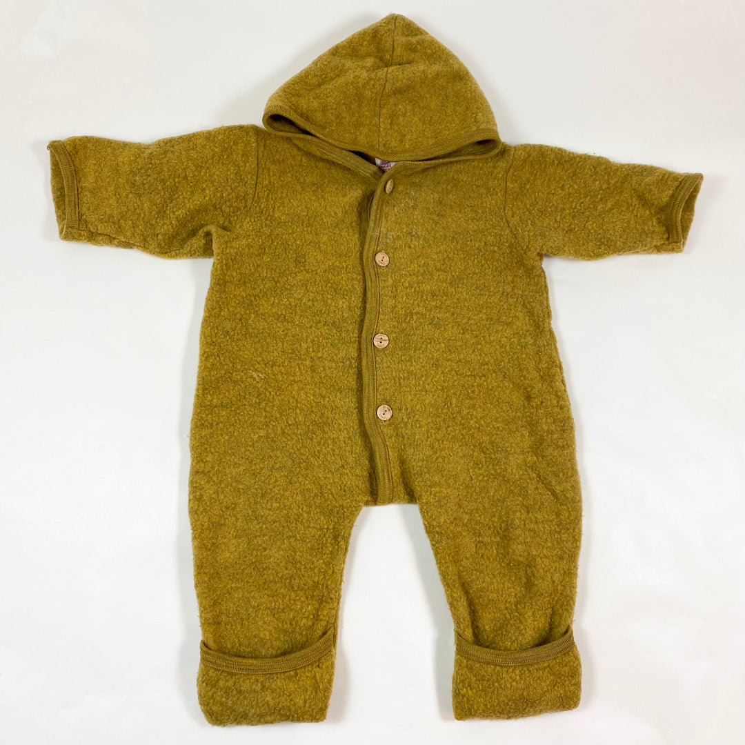 Engel mustard/camel Wollwalk wool overall 62/68 1