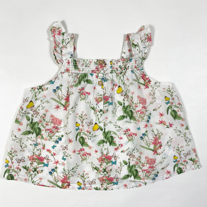 Zara floral butterfly sleeveless top 9-12M/80 1