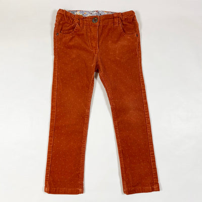 Sergent Major rust polkadot corduroy trousers 2Y/92 1