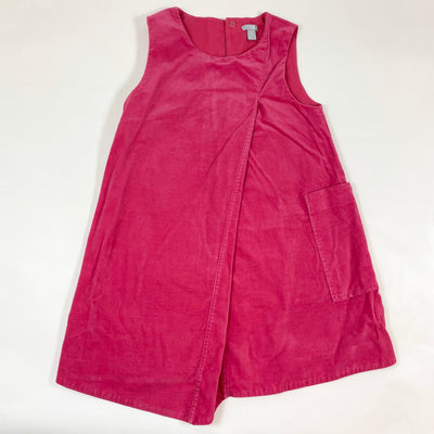 COS hot pink velvet dress 110/116 1