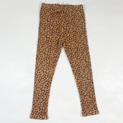 Zara leopard print rib leggings 4-5Y/110 1