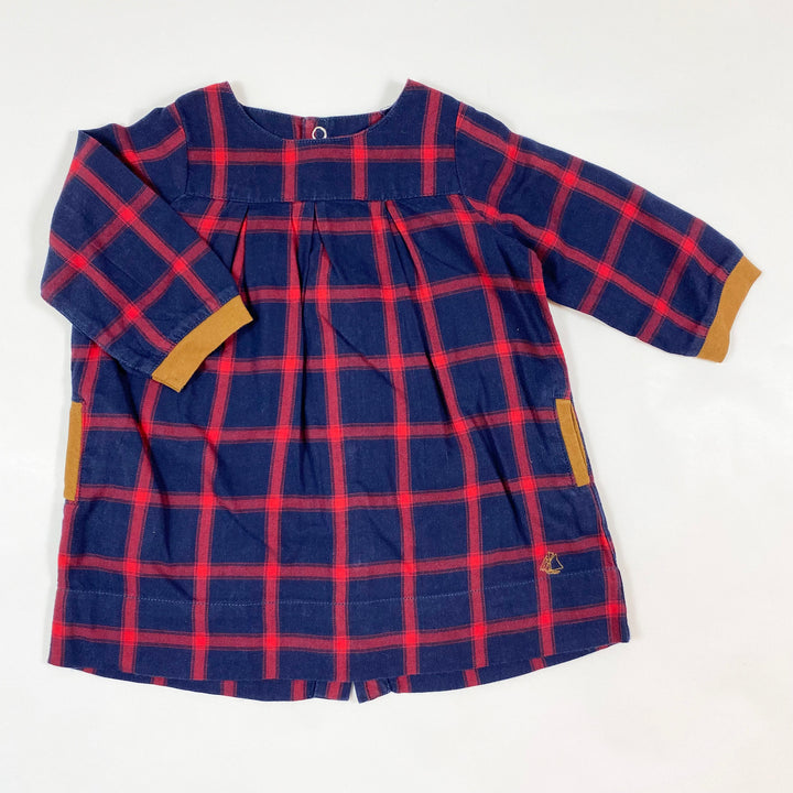 Petit Bateau tartan dress 6M/67 1