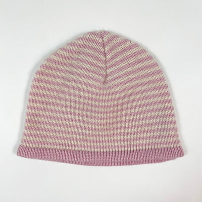 Cashmirino pink stripe cashmere hat 3M 1