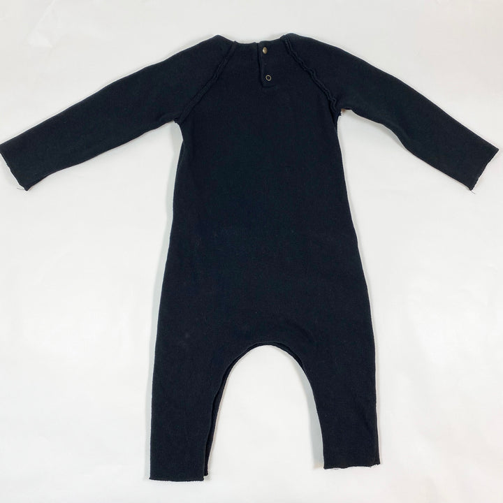 1+ In The Family black rib jumpsuit 18M 2