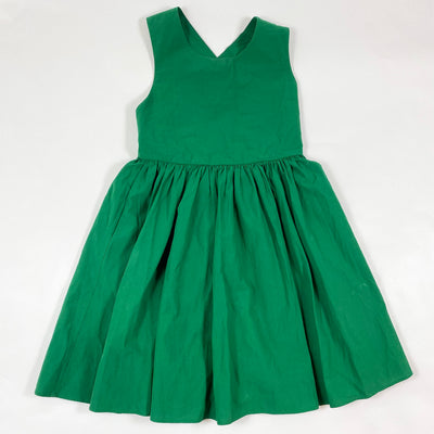 COS green twist back cotton dress 98-104/2-4Y 1