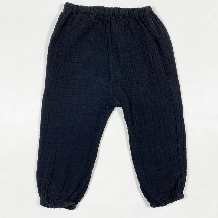 Zara black muslin trousers 2-3/98 2
