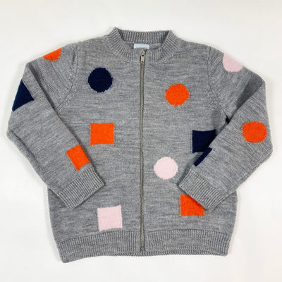 COS geometric shape alpaca wool blend knit cardigan 110-116/4-6Y 1
