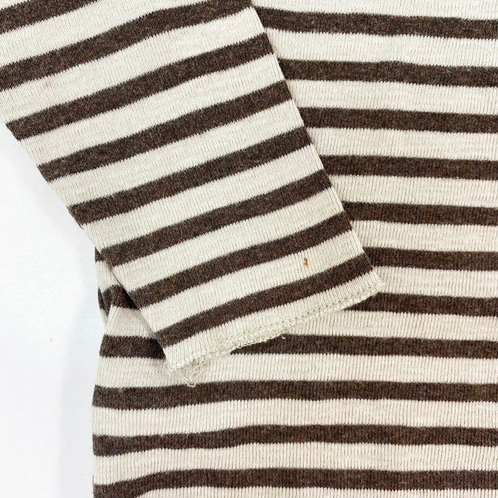 Zhoe & Tobiah black/beige striped knit jumpsuit 18M 3