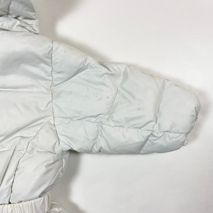 Moncler off-white snow suit 9-12M/74 5