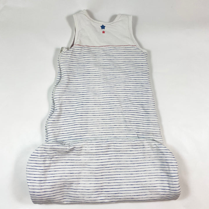 Petit Bateau white striped extendable sleeping bag 3.2 TOG 70cm 2