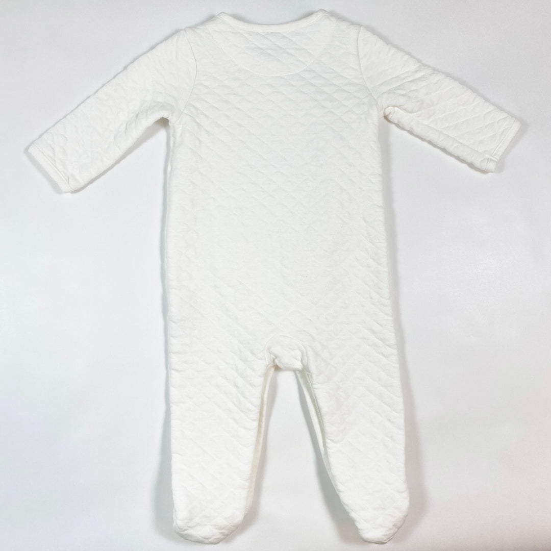 Janie and Jack white quilted baby pyjamas 6-9M 2
