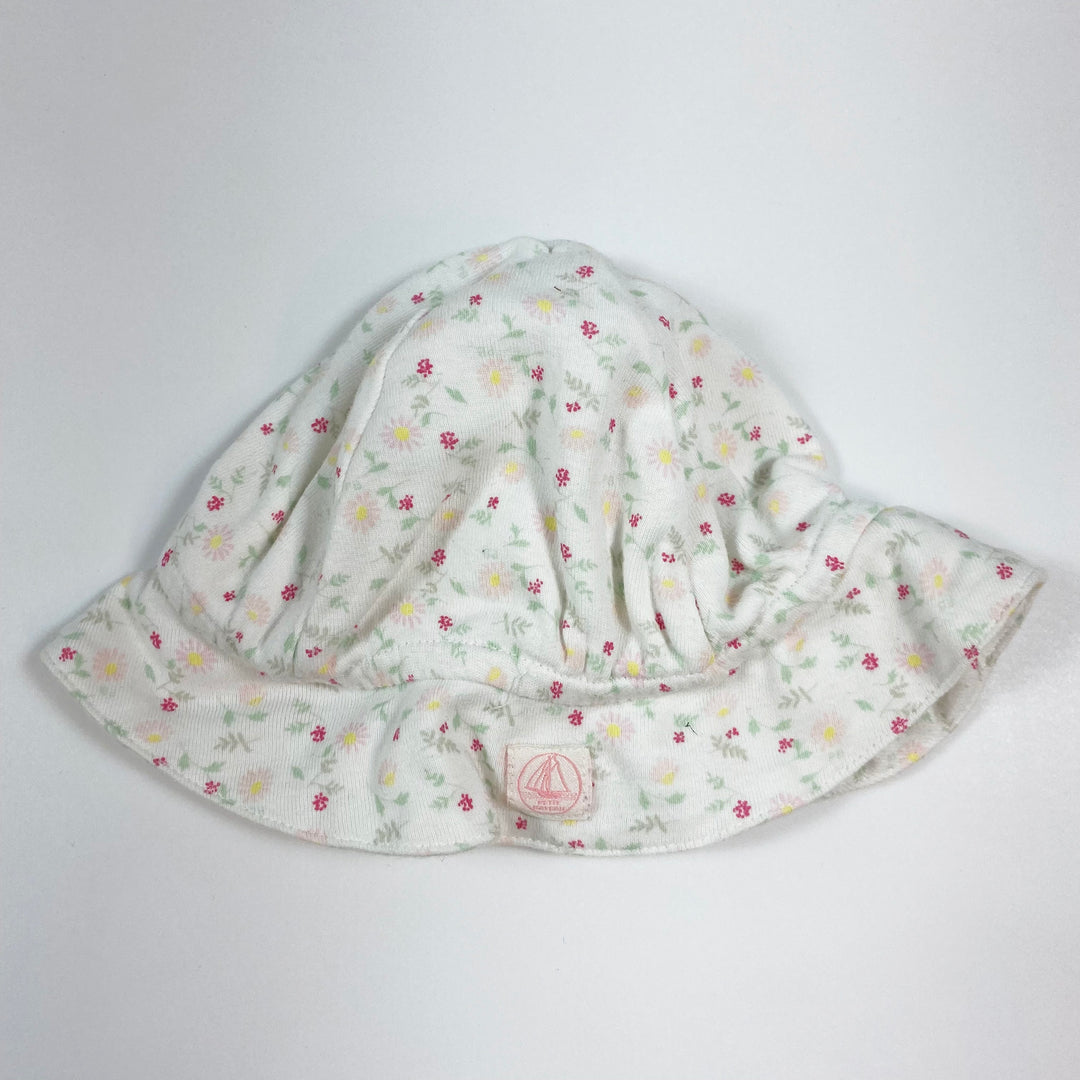 Petit Bateau floral sun hat 12M/74 1