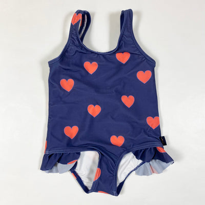 Tiny Cottons hearts frill swimsuit UPF50+ Second Season 2Y 1