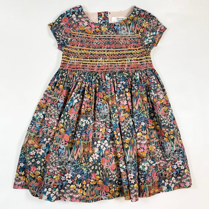 Bonpoint floral smocked and embroidered summer dress 6Y 1