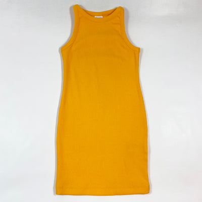 Zara orange rib tank dress 6-7Y/120 1