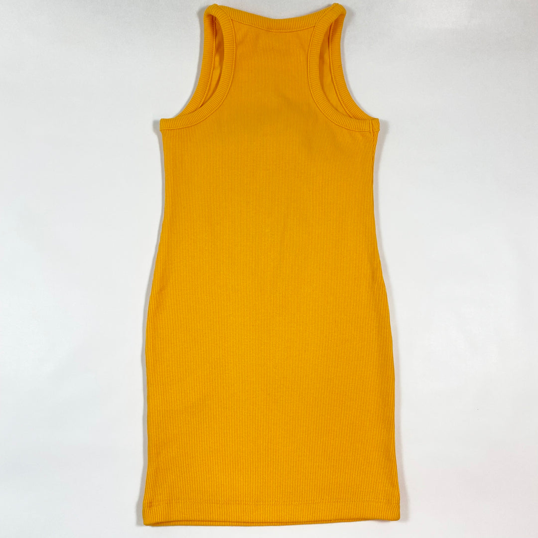 Zara orange rib tank dress 6-7Y/120 2