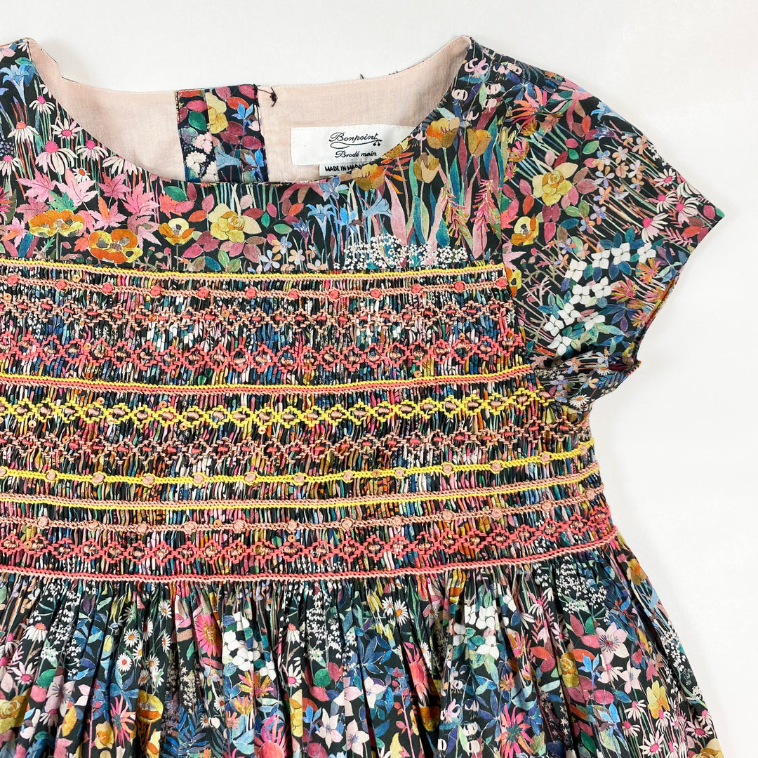 Bonpoint floral smocked and embroidered summer dress 6Y 2