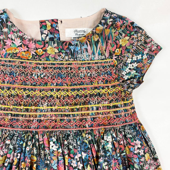 Bonpoint floral smocked and embroidered summer dress 6Y 2