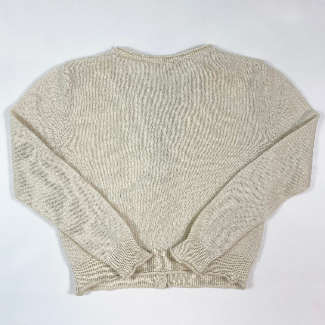 Bonpoint off-white cashmere cardigan 6Y 3