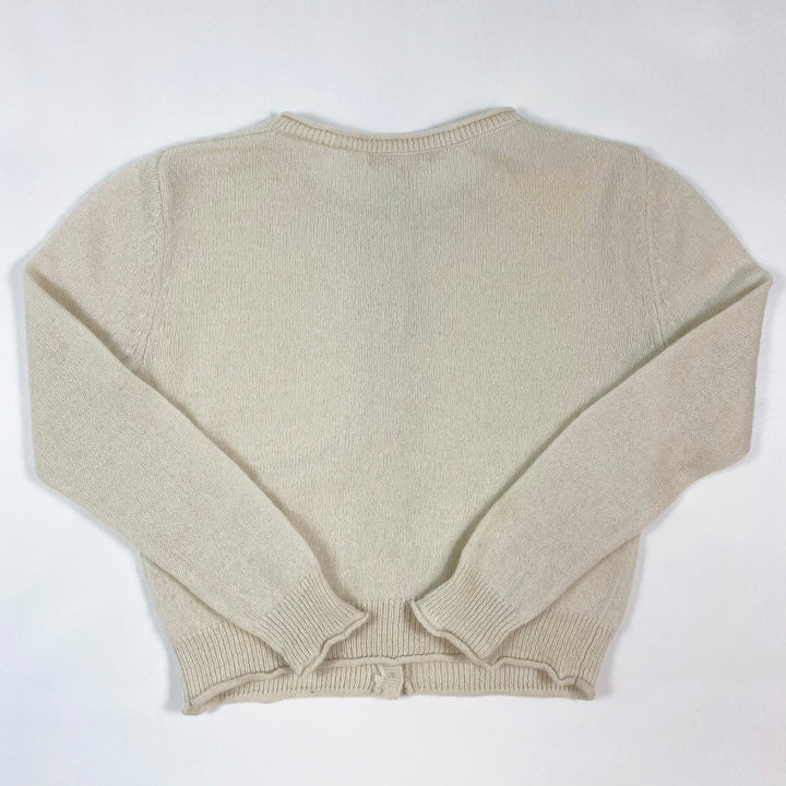 Bonpoint off-white cashmere cardigan 6Y 3