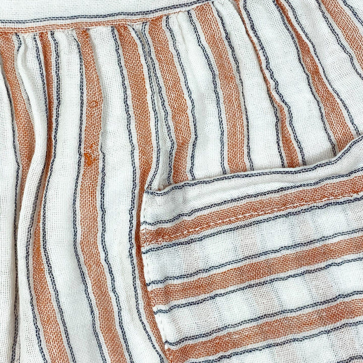 Búho Diana striped muslin dress 3Y