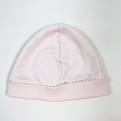 Kissy Kissy soft pink polka dot newborn hat  NB 1