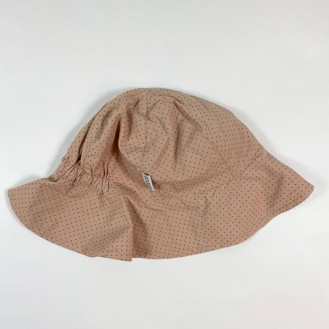 Liewood dusty pink polka dot summer hat 5-7Y 1