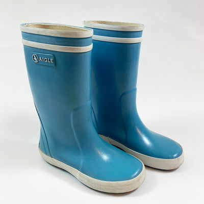 Aigle blue rain boots 27 1