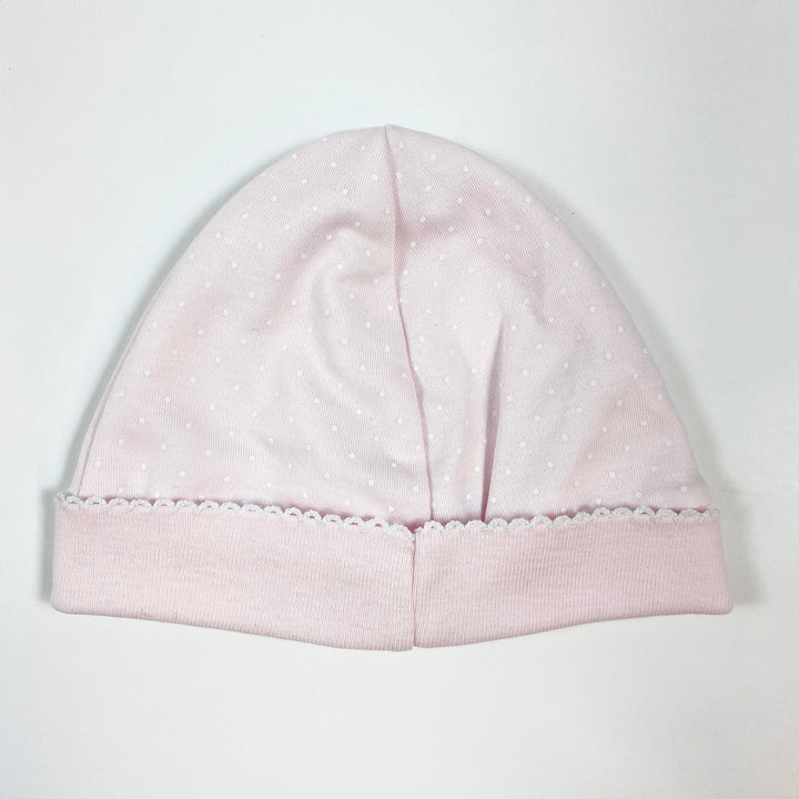 Kissy Kissy soft pink polka dot newborn hat  NB 2