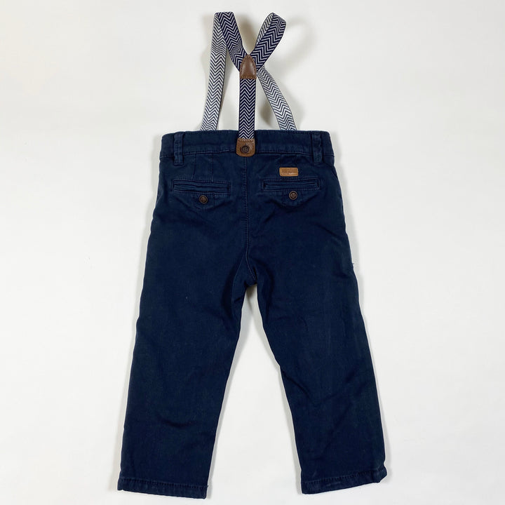 Mayoral navy slim-fit trousers 12M/80