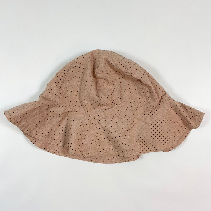 Liewood dusty pink polka dot summer hat 5-7Y 2