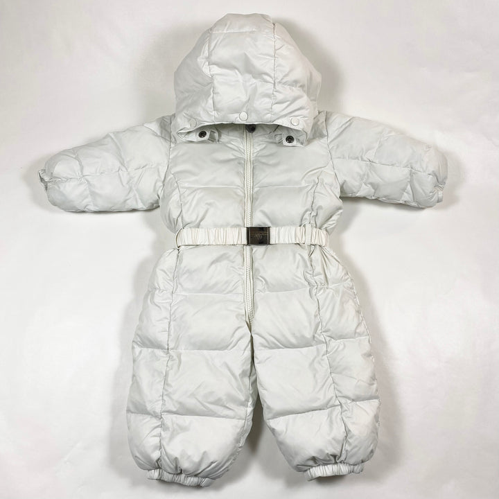 Moncler off-white snow suit 9-12M/74 1