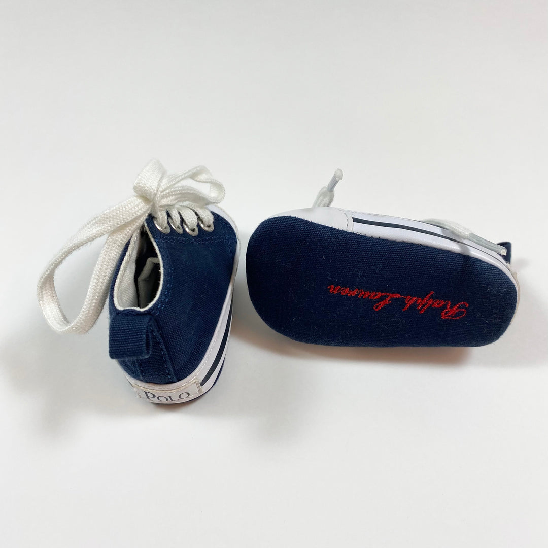Ralph Lauren navy baby sneakers 19 4