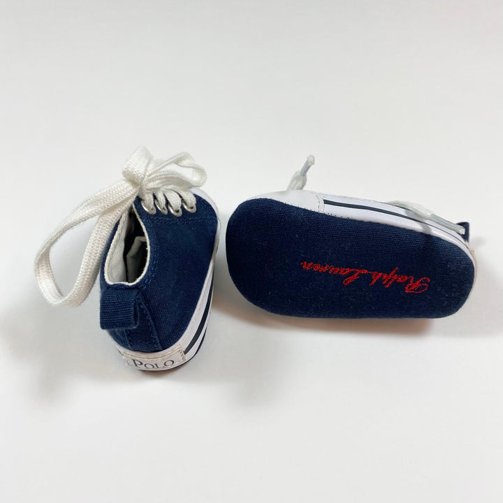 Ralph Lauren navy baby sneakers 19 4