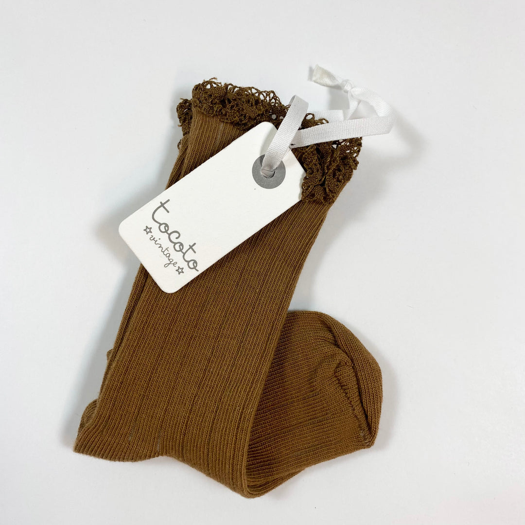 Tocoto Vintage caramel socks Second Season 3-6M 1