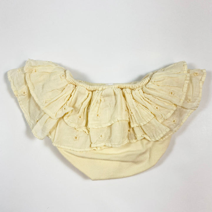 Tocoto Vintage yellow bloomers with ruffles Second Season 3-6M 2