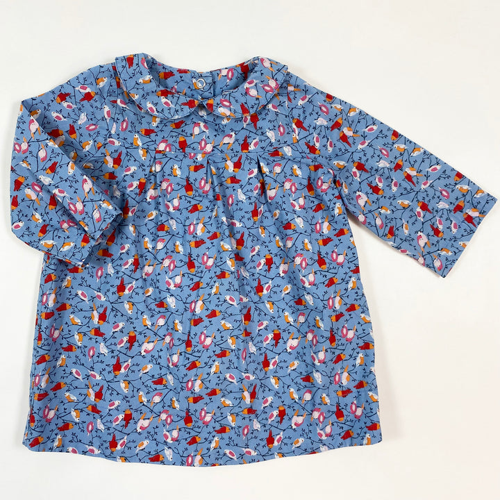 Petit Bateau bird print baby dress 6M/67 1