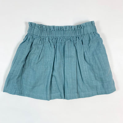 Les Petits Carreaux sky blue skirt with pockets 4Y 1